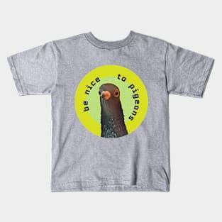 Be Nice to Pigeons Classic Kids T-Shirt